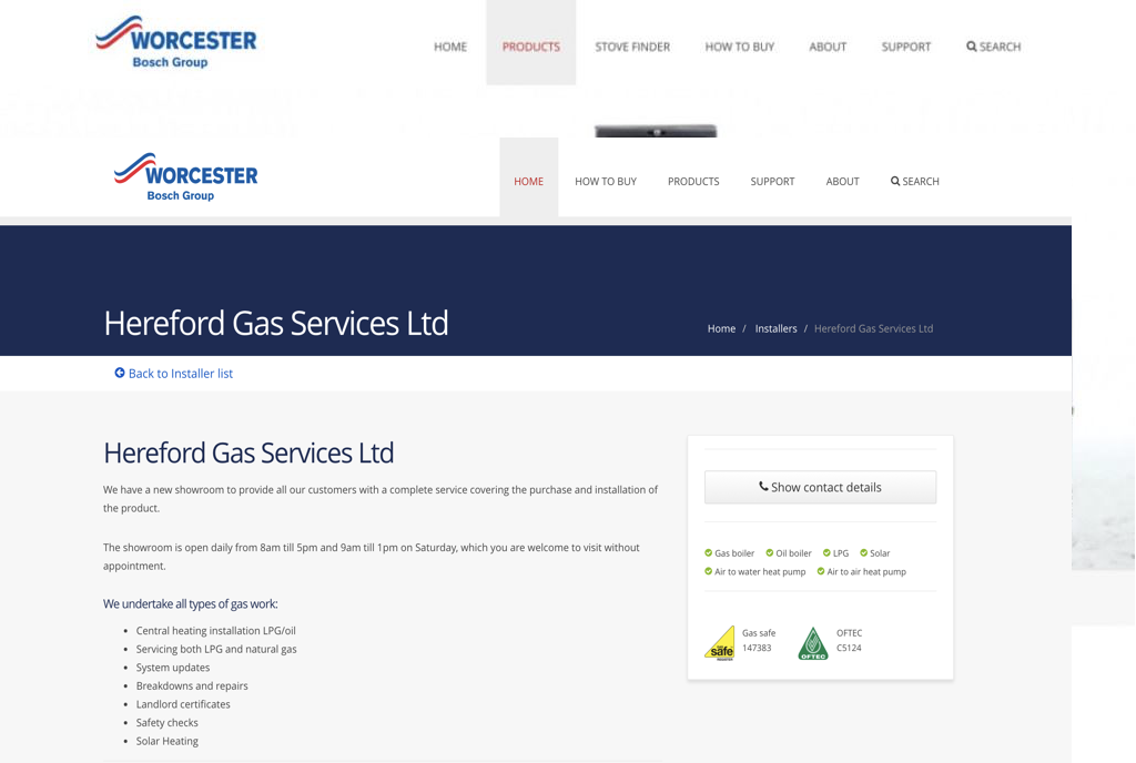 Hereford Gas Services Hereford (Herefordshire) Heating Engineers Hereford